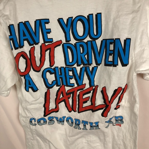 Vintage Nascar Chevrolet Ford t shirt Code Blue - Picture 6 of 6